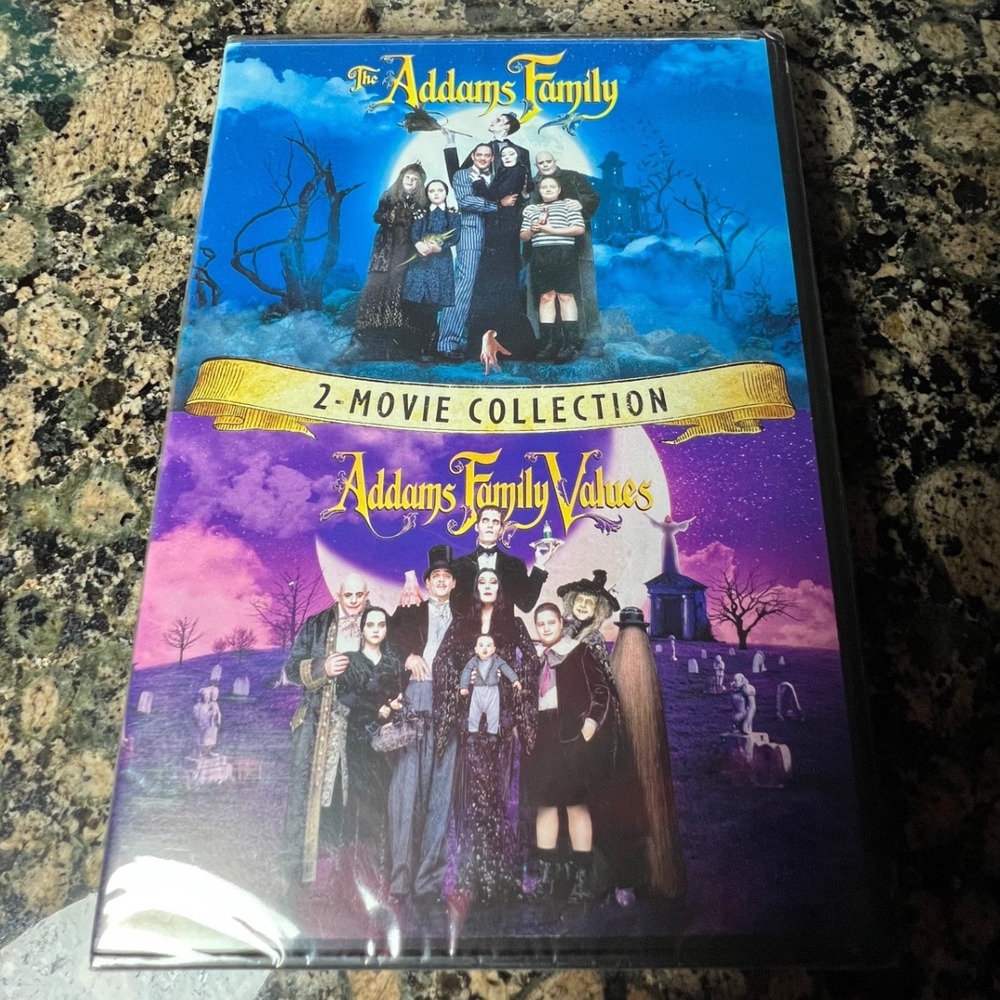 The Addams Family 2-Movie Collection DVD Set Addams Family Values 1991 1993 NEW